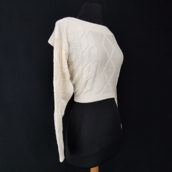 NEW Beverly Hills II Cropped Sweater Strappy Back - Picture 5 of 8